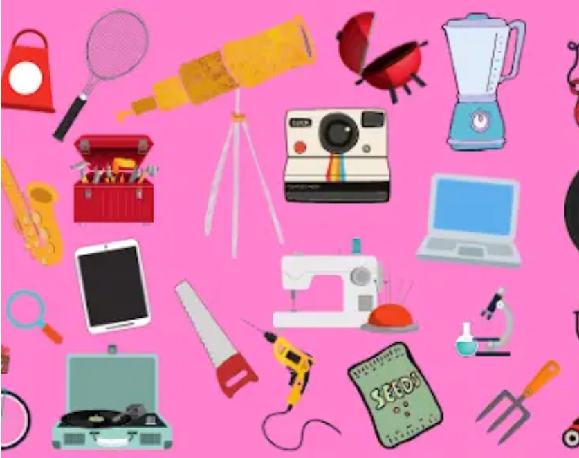 Objets en bibliothèque